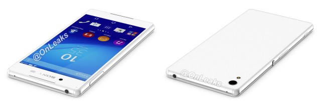 Sony Xperia Z4 front back top