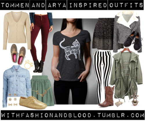 Tommen and arya inspired outfits with requested top by...