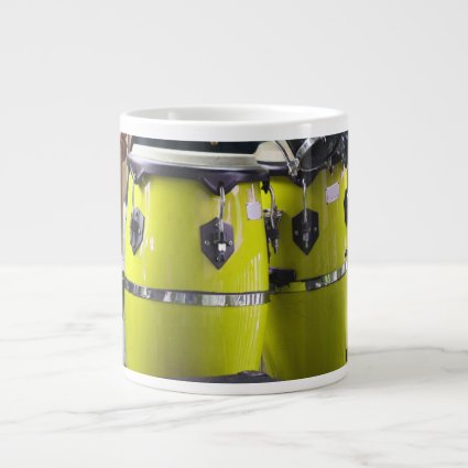 Bright yellow conga drums photo.jpg 20 oz large ceramic coffee mug