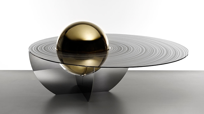 Кольца Сатурна: футуристический стол от Brooksbank & Collins