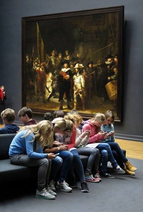 art,phone,kids these days,museum,failbook,g rated