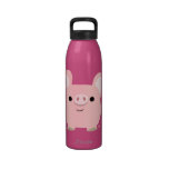 Cute Shorty Cartoon Pig Water Bottle