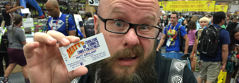 Local SEO lessons from ComicCon - put your social URLs on your business cards