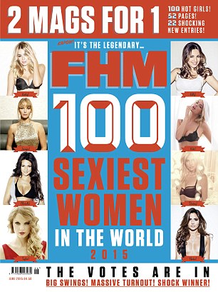 FHM 100 Sexiest supplement comes free with the June edition of FHM magazine, on sale on Thursday