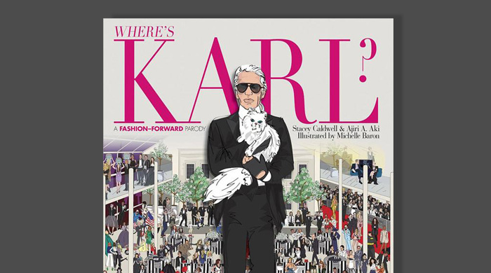 "Где же Карл?": иллюстрированная книга о похождениях Карла Лагерфельда