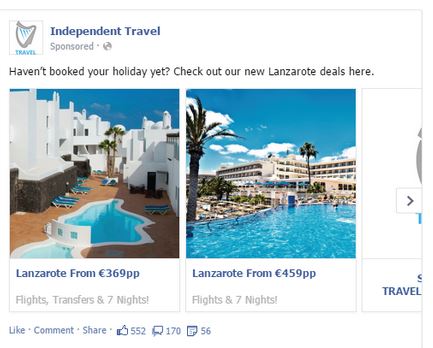 Independent Travel Multi Product Ad