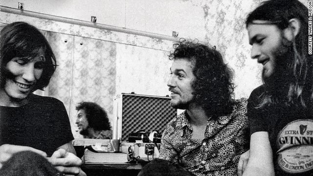 This intimate picture shows Roger Waters, Aubrey 'Po' Powell (center), and David Gilmour on a UK tour in 1972. "We had a joyous time," says Po. "It was just before Dark Side of the Moon came out, and Pink Floyd were still chemically attracted to each other. They were like a band of brothers. After Dark Side, it all fell apart."