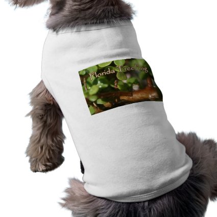 Baby Tree Frog in Bonsai plant with text Pet Shirt