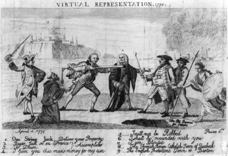 American Revolution: British Political Cartoons