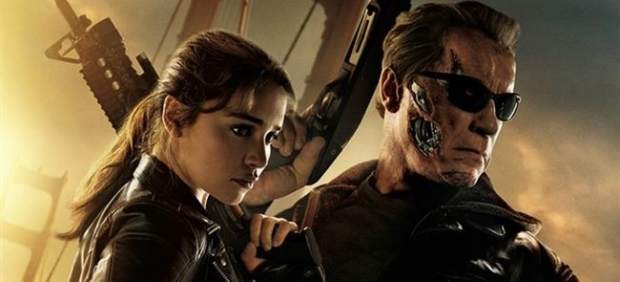 Cartel promocional de 'Terminator: Génesis'