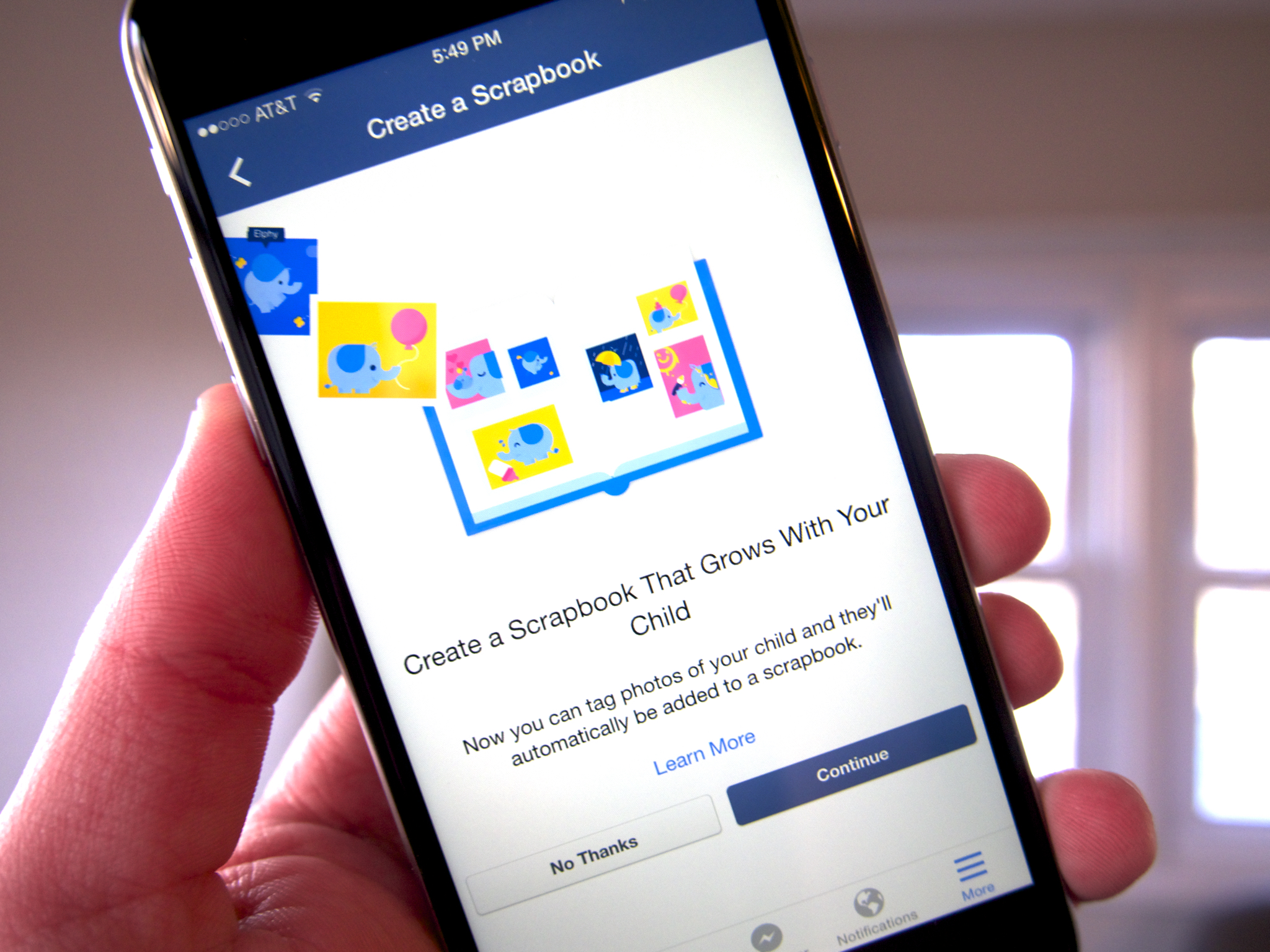 Facebook's 'Scrapbooks' feature helps parents organize pictures of their kids