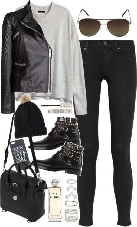 styleselection: outfit for a casual lunch date in winter by...