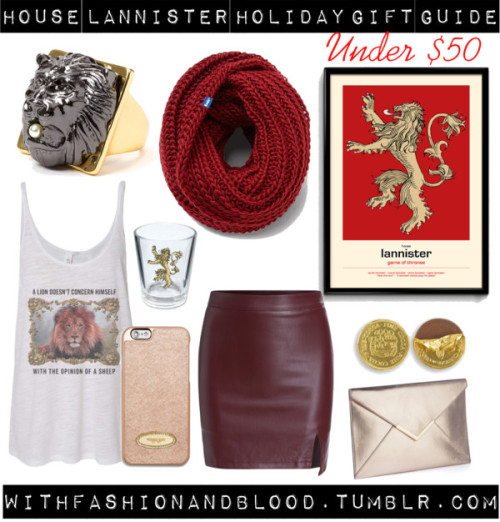 House Lannister inspired holiday guide guide by...