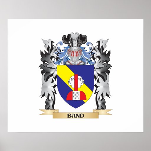 Band Coat of Arms - Family Crest Poster