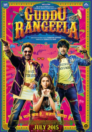 Poster Of Bollywood Movie Guddu Rangeela (2015) 300MB Compressed Small Size Pc Movie Free Download worldfree4u.com