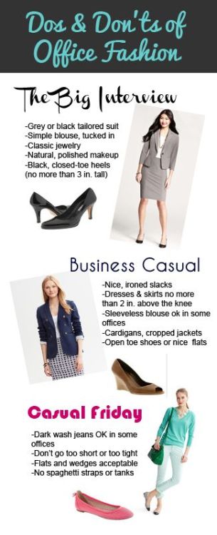 Do’s and don’ts of Office Fashion