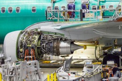 The existing 737 production lines are still producing jets at a rate of 42 a month.