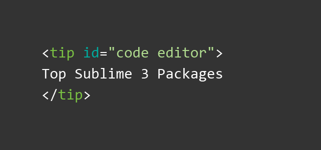 sublime text packages