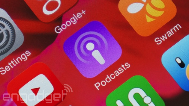 Apple's podcast app