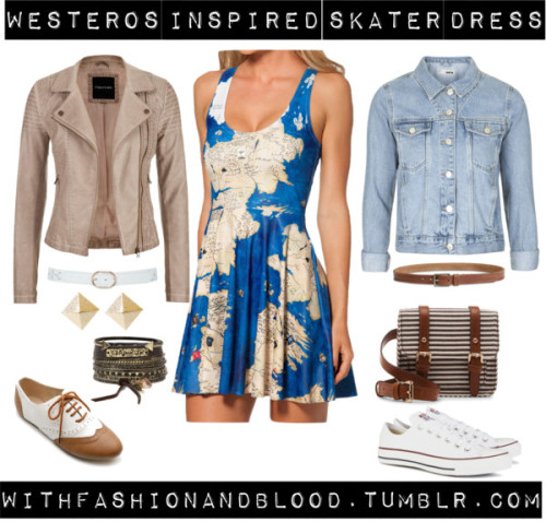 Westeros inspired skater dress by withfashionandblood featuring...