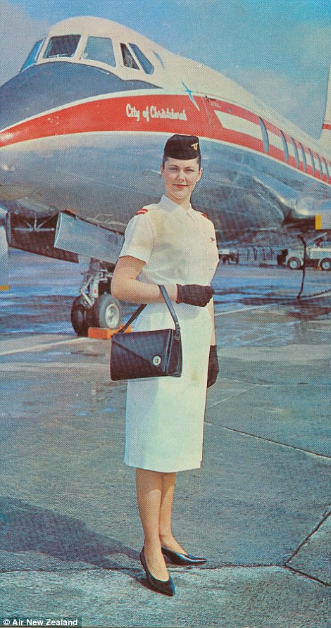 Air New Zealand's archived photos reveal how flight attendant uniforms have changed