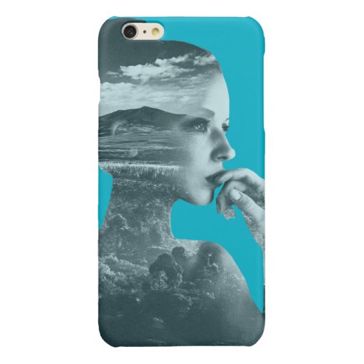 Abstract Girl iPhone 6 Plus Glossy Finish Case Glossy iPhone 6 Plus Case