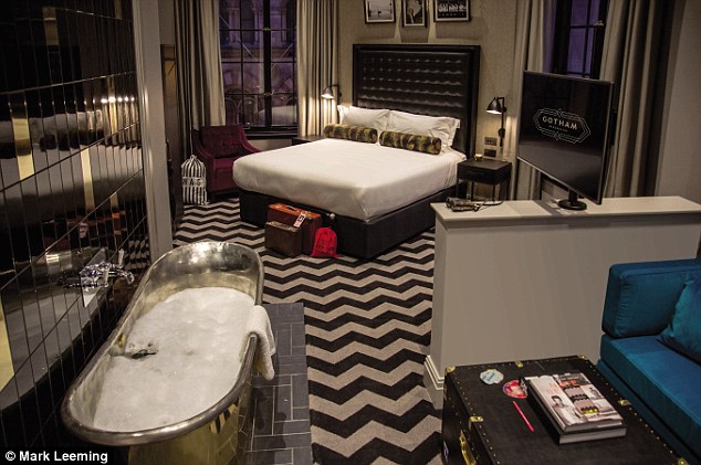 The Bankers' Suite at the Hotel Gotham transports you to a very different world