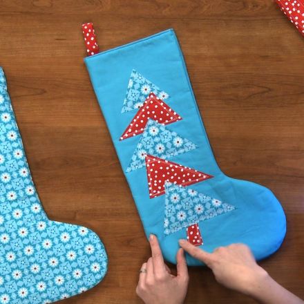 How to Make a Christmas Stocking | National Sewing Circle