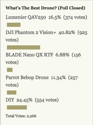 Most Popular Drone: DJI Phantom 2 Vision+