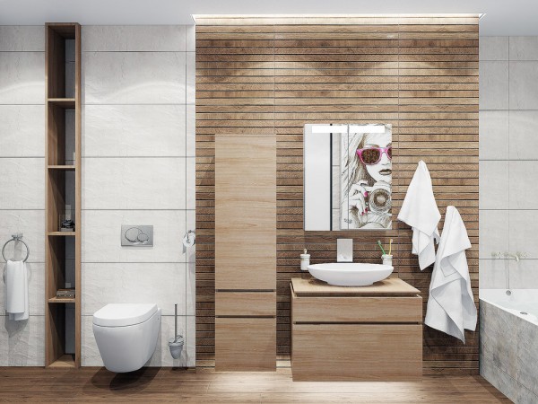 wood-paneled-bathroom