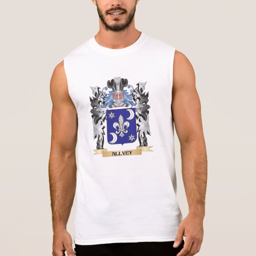 Allvey Coat of Arms - Family Crest Sleeveless T-shirts