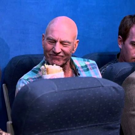 The Most Annoying People on the Plane starring Sir Patrick Stewart