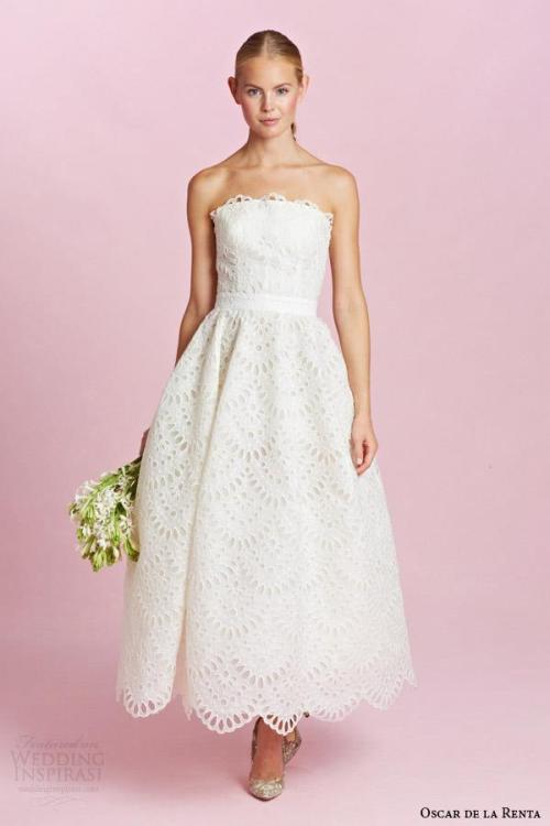Oscar de la Renta Wedding Dress 2015 Bridal Collection