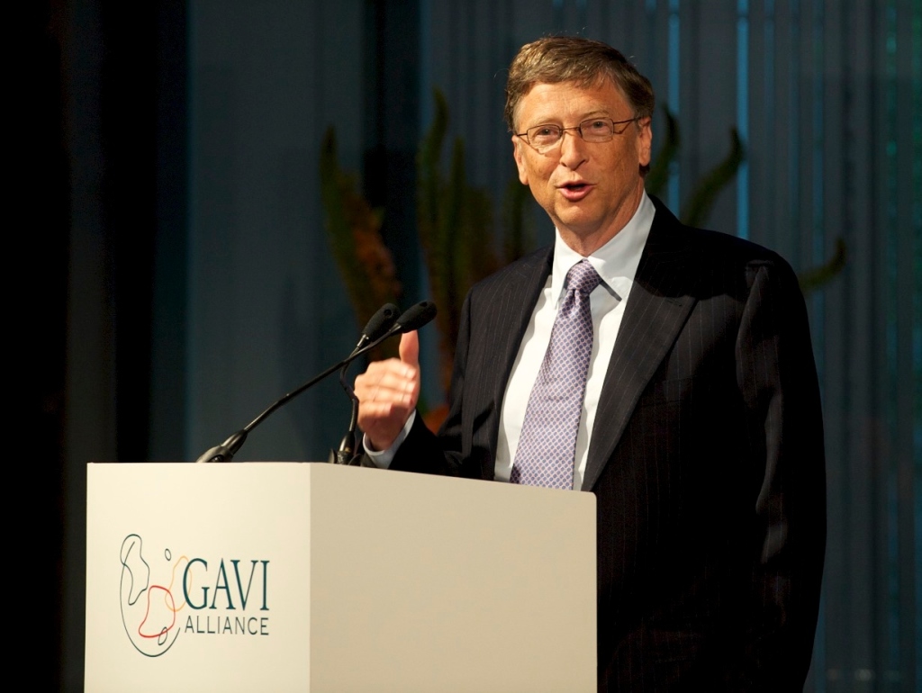 Bill Gates, speaking at the UK-hosted GAVI immunisation Alliance pledging event