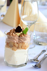 Chocolate Mousse with Pear