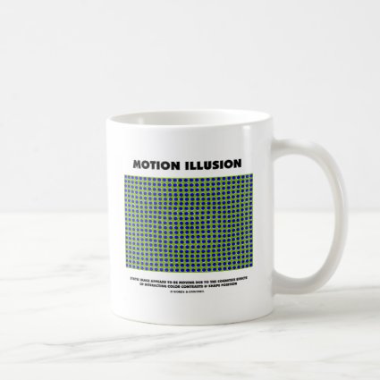 Motion Illusion (Optical Illusion) Classic White Coffee Mug