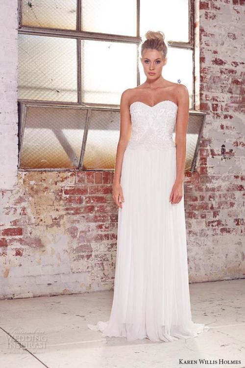 KWH by Karen Willis Holmes Wedding Dress 2015 Bridal...