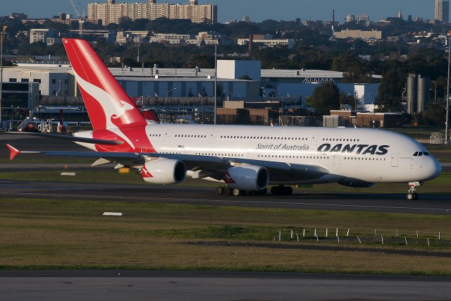 Qantas' first A380-842 operating the now defunct QF31 service from Sydney - Photo: Bernie Leighton | AirlineReporter