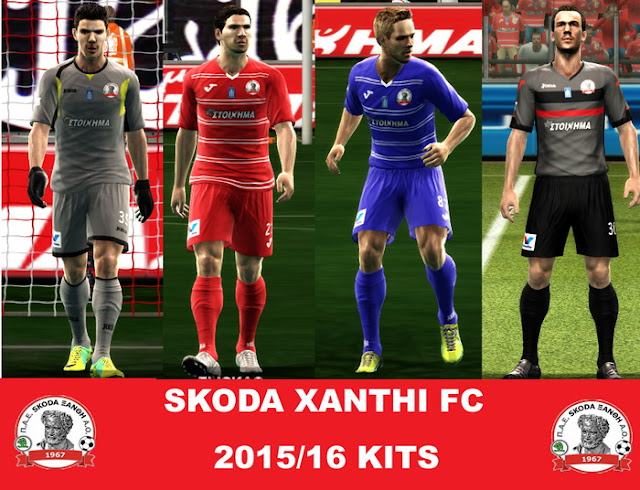 PES 2013 Skoda Xanthi Fc Kits Season 2015/16