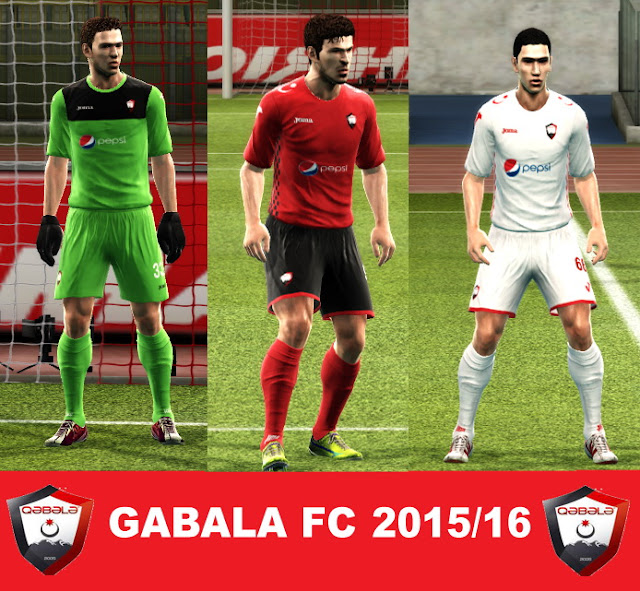 PES 2013 Gabala Fc Kits Season 2015/16