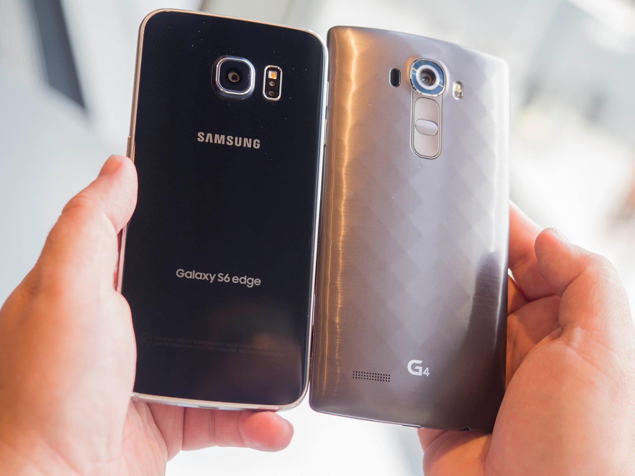 Samsung Galaxy S6 edge and LG G4