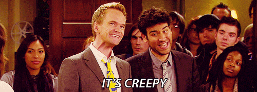 how i met your mother its creepy gif