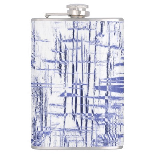 Blue Art Deco Flasks