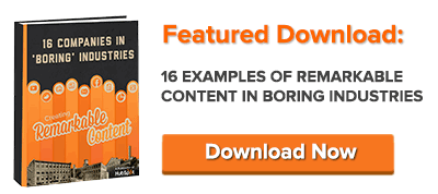 examples of remarkable content in boring industries