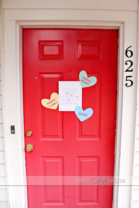 Valentine's Heart Attack Door Sign- the poem on it is so clever!