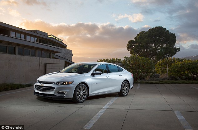 In a bid to reduce the number of teens involved in car accidents, Chevrolet has fitted parental controls in its Malibu model (illustrated) 'Teen Driver' mode tells parents how fast their child drives and if they have had any near misses