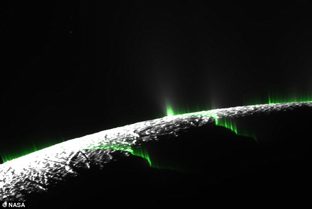 Jets on Enceladus might just be bright 'folds' in larger curtains (shown) of water