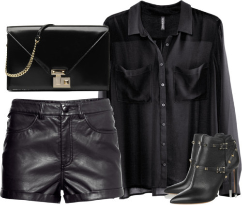 Fashion Blog All black by officialnat featuring a black outfitH...