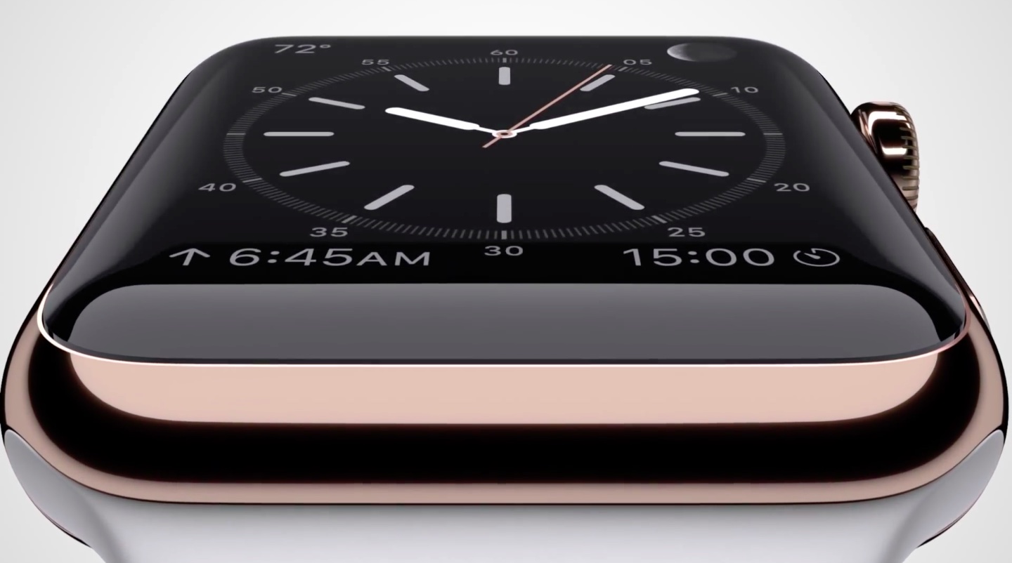 Apple Watch Edition Rose Gold closeup 001