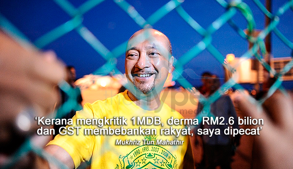'Saya Dipecat Kerana Kritik Najib'